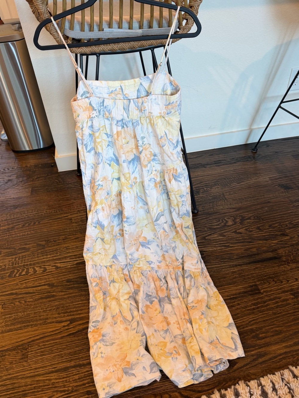 Abercrombie & Fitch Floral Spaghetti-Strap Maxi Dress - Picture 5 of 8